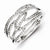 Sterling Silver Diamond Fashion Ring