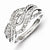 Sterling Silver Diamond Fashion Ring