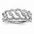 Sterling Silver Diamond Fashion Ring