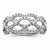 Sterling Silver Diamond Fashion Ring