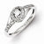 Sterling Silver Diamond Fashion Ring