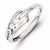Sterling Silver Diamond Fashion Ring