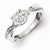 Sterling Silver Diamond Ring