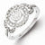 Sterling Silver Diamond Ring