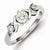 Sterling Silver Diamond Ring