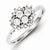 Sterling Silver Diamond Ring