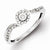 Sterling Silver Diamond Ring