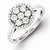 Sterling Silver Diamond Ring