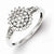 Sterling Silver Diamond Ring