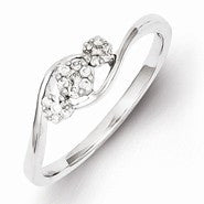 Sterling Silver Diamond Ring