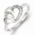 Sterling Silver Diamond Ring