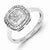 Sterling Silver Diamond Ring