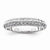 Sterling Silver Diamond Wedding Band
