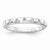 Sterling Silver Diamond Wedding Band