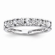 Sterling Silver Diamond Wedding Band