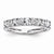Sterling Silver Diamond Wedding Band