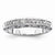 Sterling Silver Diamond Wedding Band