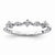Sterling Silver Diamond Wedding Band