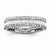 Sterling Silver Diamond Wedding Band