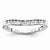 Sterling Silver Diamond Wedding Band