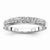 Sterling Silver Diamond Wedding Band