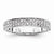 Sterling Silver Diamond Wedding Band