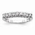Sterling Silver Diamond Wedding Band