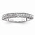 Sterling Silver Diamond Wedding Band