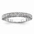 Sterling Silver Diamond Wedding Band