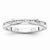 Sterling Silver Diamond Wedding Band