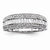 Sterling Silver Diamond Wedding Band