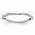 Sterling Silver Diamond Wedding Band