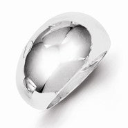 Sterling Silver Domed Ring