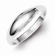 Sterling Silver Fancy Domed Ring
