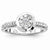 Sterling Silvadium Diamond Engagement Ring
