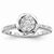 Sterling Silvadium Diamond Engagement Ring