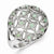 Sterling Silver Emerald Circle Ring