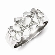 Sterling Silver Woman's Nugget Ring