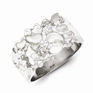 Sterling Silver Woman's Nugget Ring
