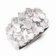 Sterling Silver Men's Nugget Ring