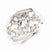 Sterling Silver Men's Nugget Ring