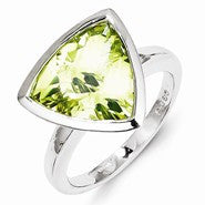 Sterling Silver Lemon Quartz Ring