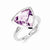 Sterling Silver Pink Quartz Ring