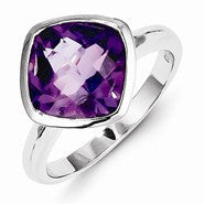 Sterling Silver Amethyst Ring