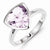 Sterling Silver Pink Quartz Ring