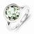 Sterling Silver Green Quartz Ring
