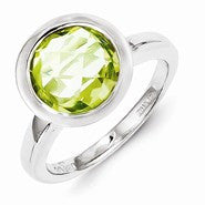Sterling Silver Lemon Quartz Ring