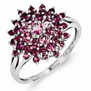 Sterling Silver Pink Tourmaline Ring