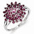 Sterling Silver Pink Tourmaline Ring