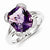 Sterling Silver Amethyst Ring